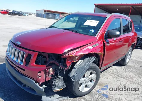 2015 Jeep Compass Sport from USA, damaged, VIN 1C4NJCBA0FD143705